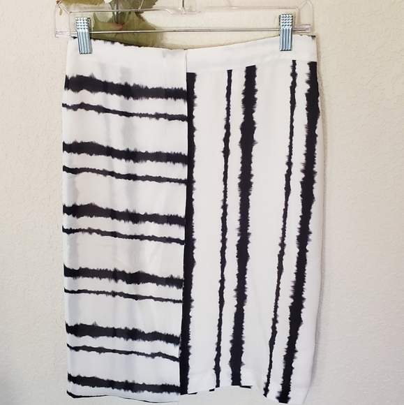 A.L.C. Walsh Silk Stripe Skirt - Picture 8 of 8
